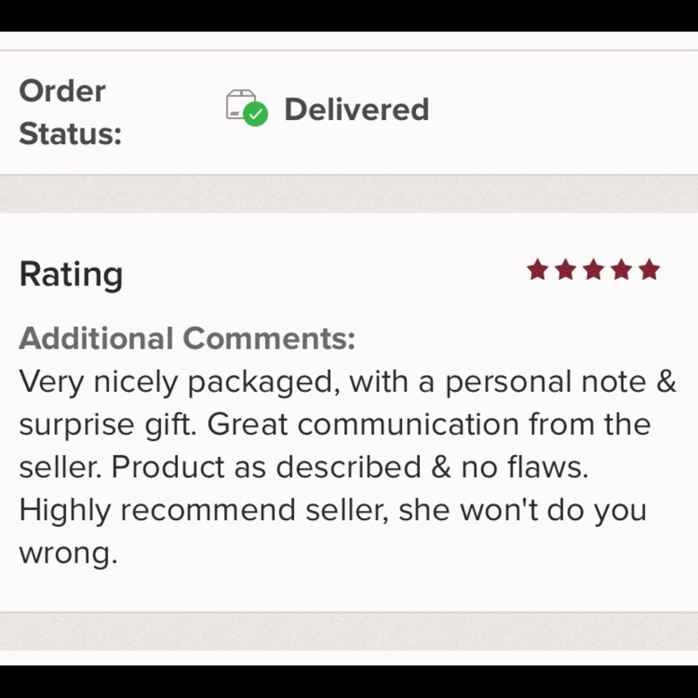 ⭐️ 5 STAR Rating ⭐️